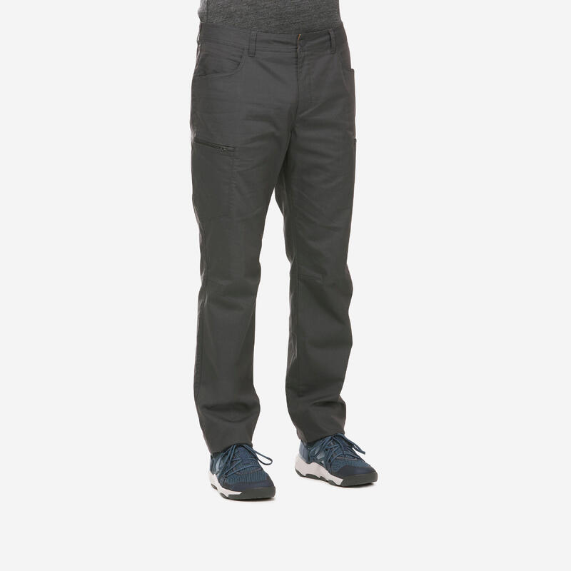 Pantalon Regular Drumeție NH500 Gri Bărbați