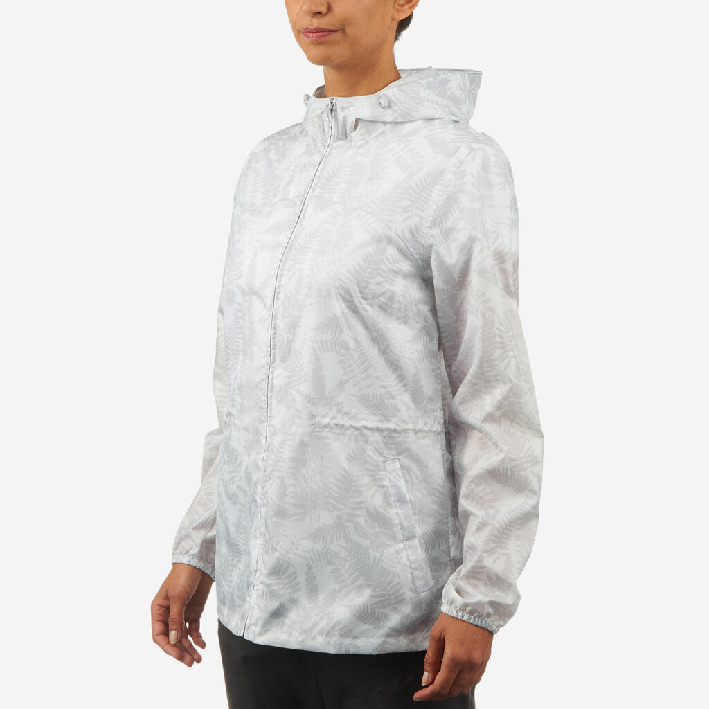 Women's Windproof and Water-repellent Hiking Jacket - Raincut Full Zip