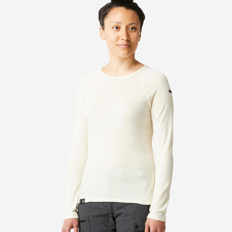 Merino shirt met lange mouwen dames MT500