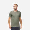 Men’s T-shirt NH500 Fresh Rec Khaki