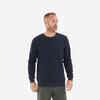 Moder moški pohodniški pulover z okroglim izrezom NH150