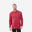 Men's BL 500 relax fit ski base layer top - red graph