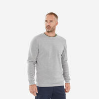Džemper za planinarenje NH150 s okruglim izrezom muški - sivi