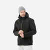 Men's warm and waterproof ski jacket 500 - black