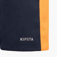 Kids' Football Shorts - Navy/Orange
