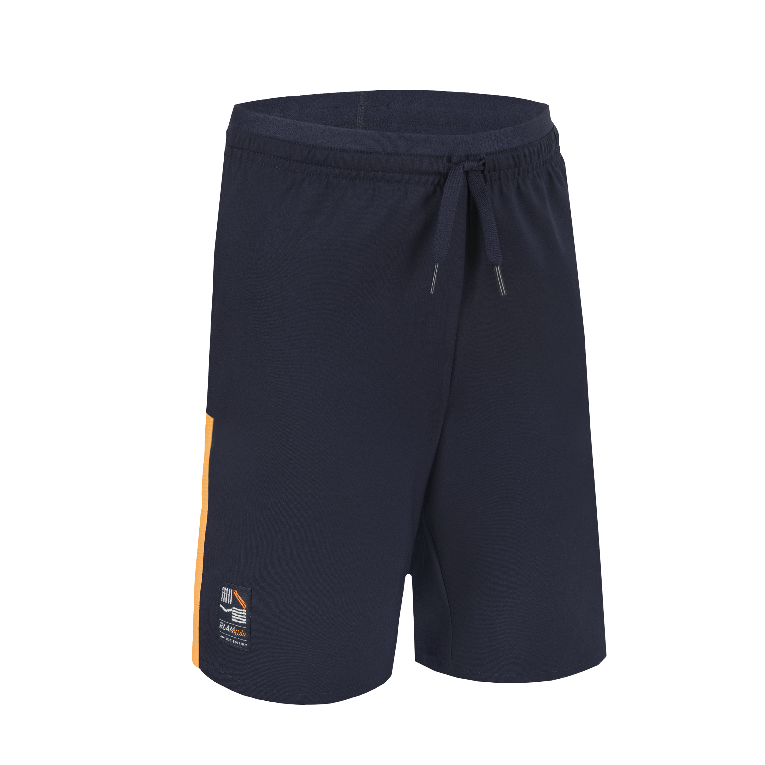 Short de Football KIDS Marine et Orange