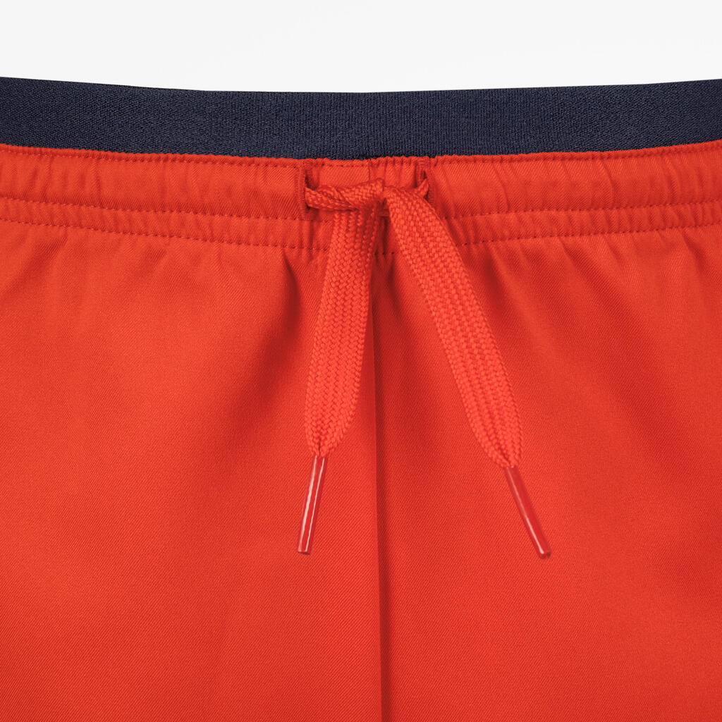 Short de Football KIDS Marine et Orange