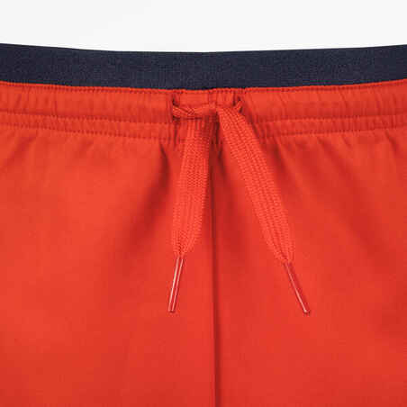 Pantalón corto de fútbol NIÑOS Rojo y marino