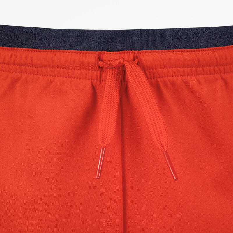 Kinder Fussball Shorts - rot/marineblau