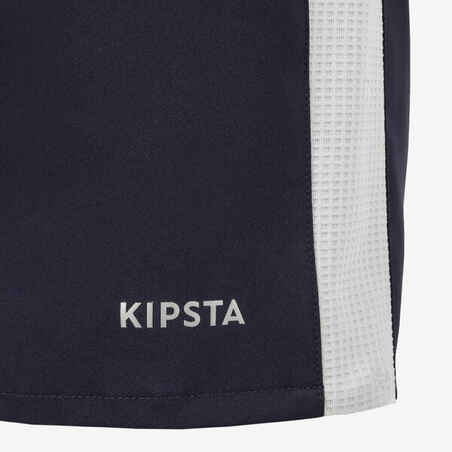 Kids' Football Shorts - Navy & Grey