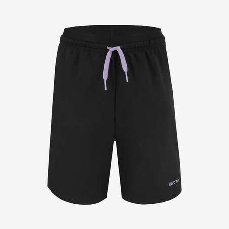 Short de Football Viralto Noir et Parme