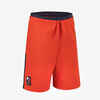 Kinder Fussball Shorts - rot/marineblau