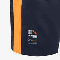 Kids' Football Shorts - Navy/Orange