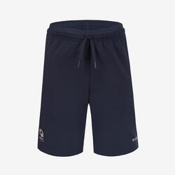 Short de Football KIDS Marine et Orange