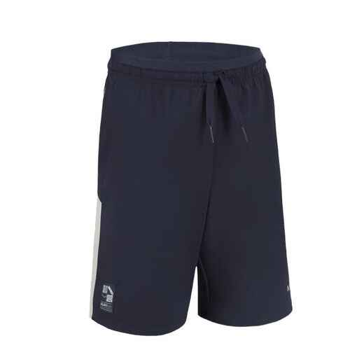 
      Kratke hlače za nogomet dječje mornarski plavo-sive
  