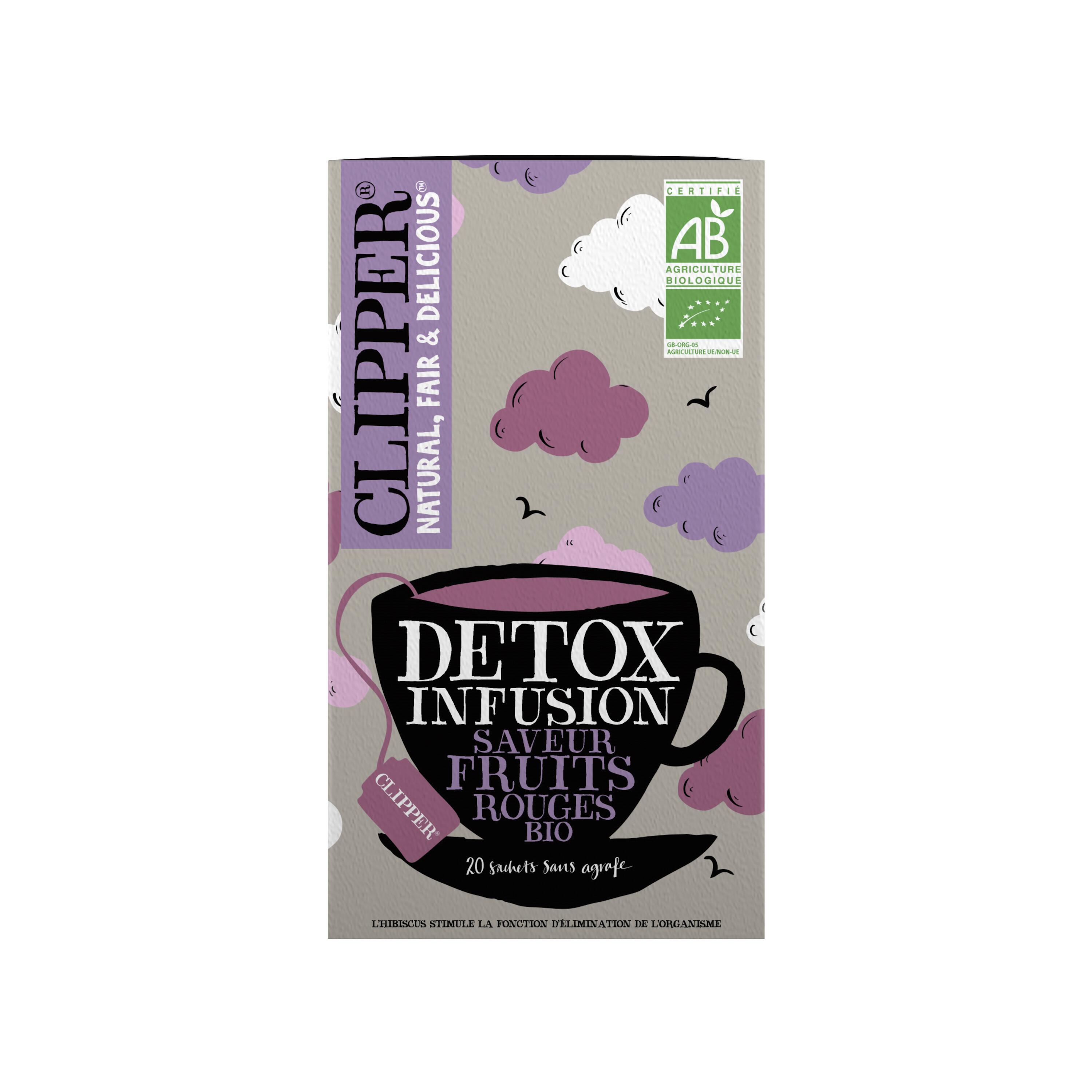 Bjorg Et Compagnie - Clipper Infusion Detox Bio - 20 Sachets - Thé - Nutrition Et Soin - - Taille Unique - Decathlon