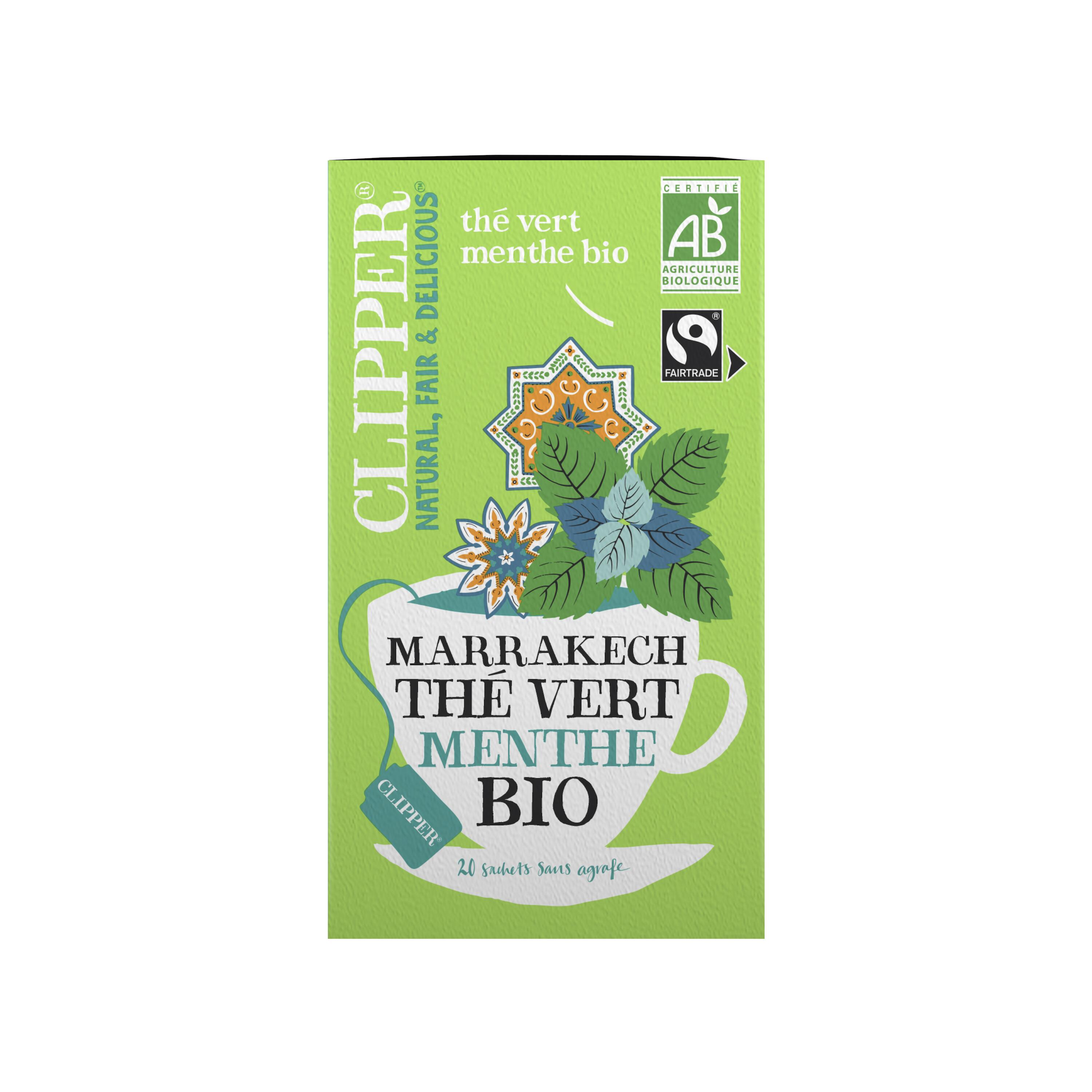 Bjorg Et Compagnie - Clipper Thé Vert Menthe Bio - 20 Sachets - Thé - Nutrition Et Soin - - Taille Unique - Decathlon