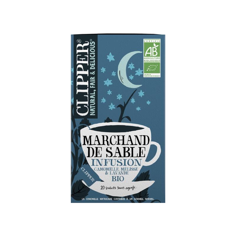 Clipper Teas - Thés et infusions Bio  Marchand de sable, Infusion bio,  Tisane