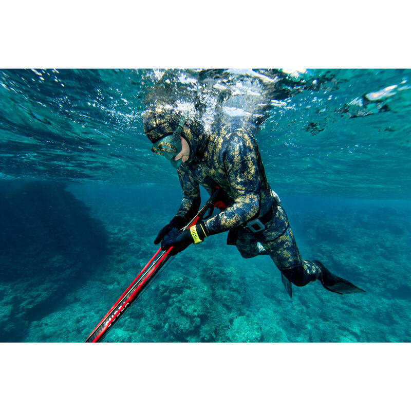 Férfi búvárruha felső víz alatti vadászathoz, 5 mm-es neoprén - SPF 900+