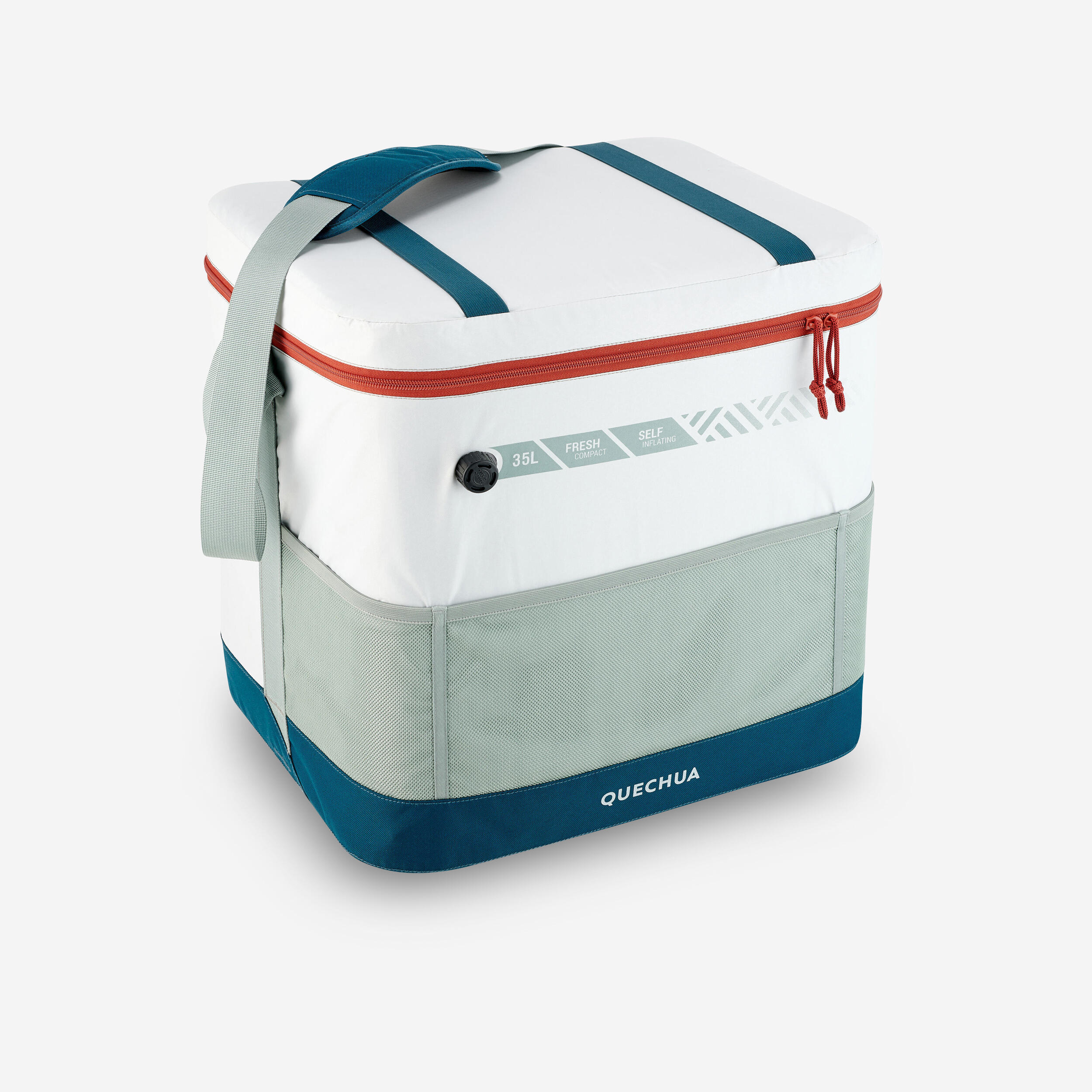 Quechua - Glaciere Souple De Camping - 35 Litres - Conservation Au Frais 17 Heures - Glacière - Camping Et Bivouac Randonnee Trekking - Vert - Taille Unique - Decathlon