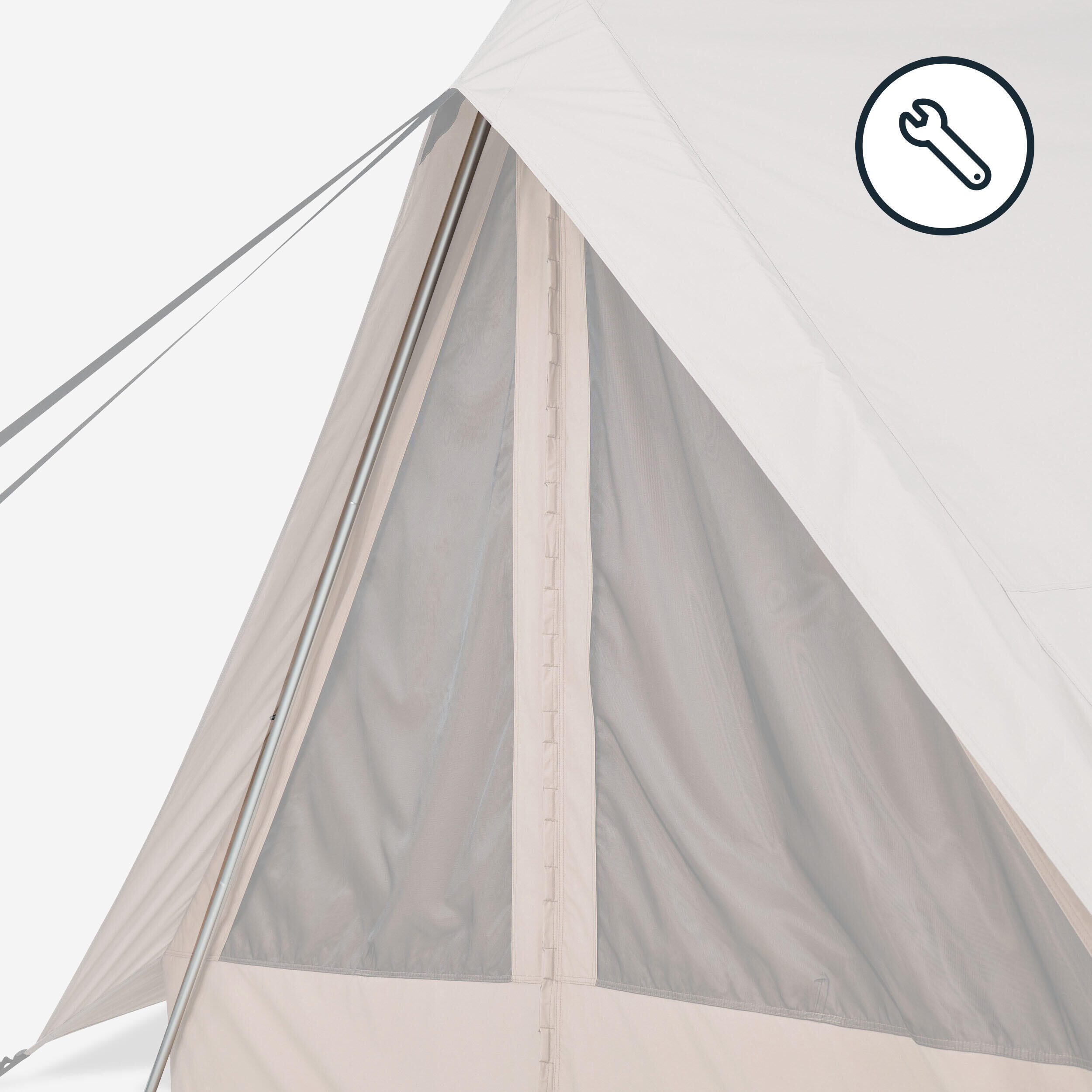 QUECHUA DOOR POLE - SPARE PART FOR THE TIPI 5.2 POLYCOTTON TENT