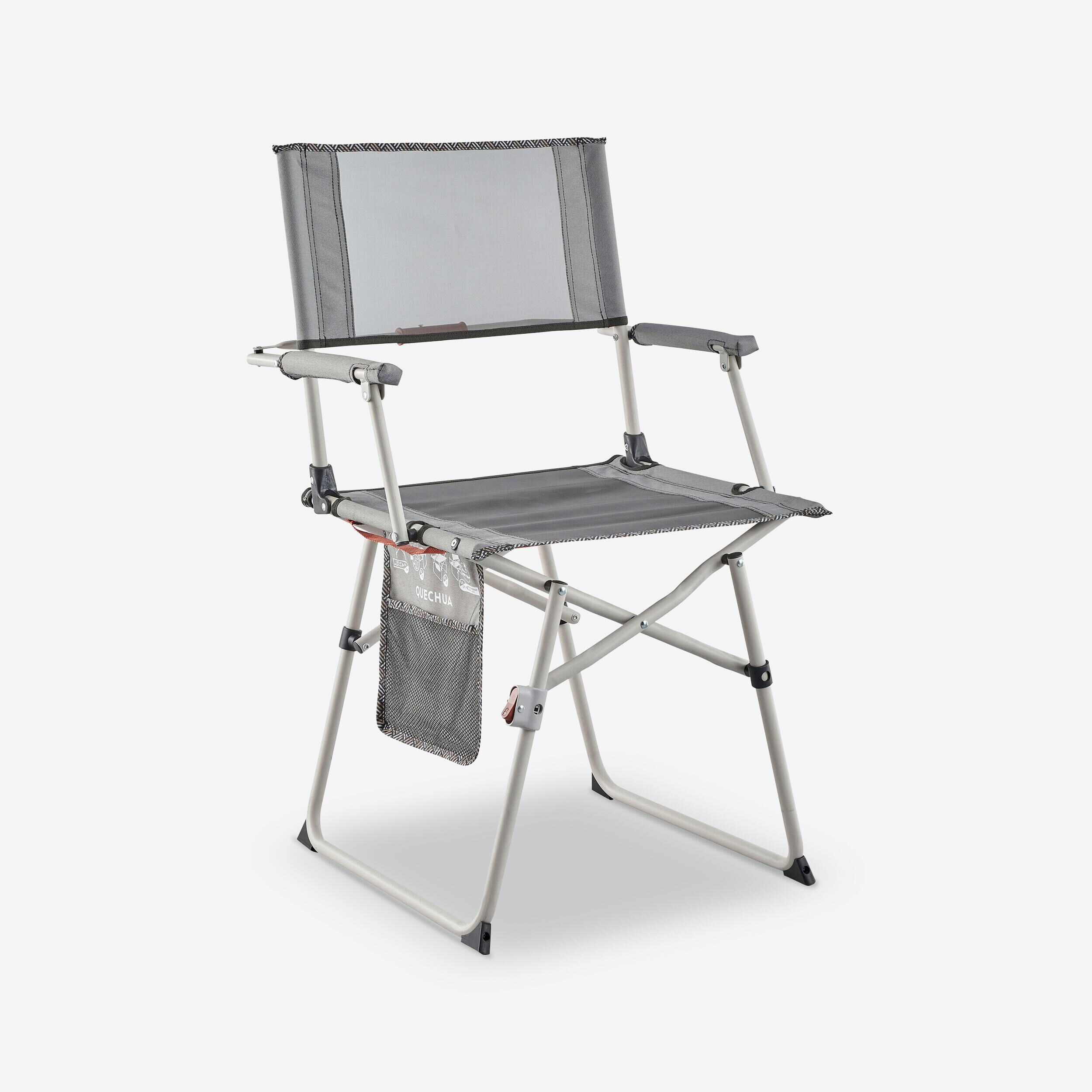 QUECHUA Camping Comfortable Folding Table Chair