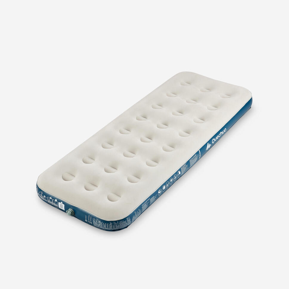 Nafukovací matrace modro-bílá. Zobrazit produkt.
