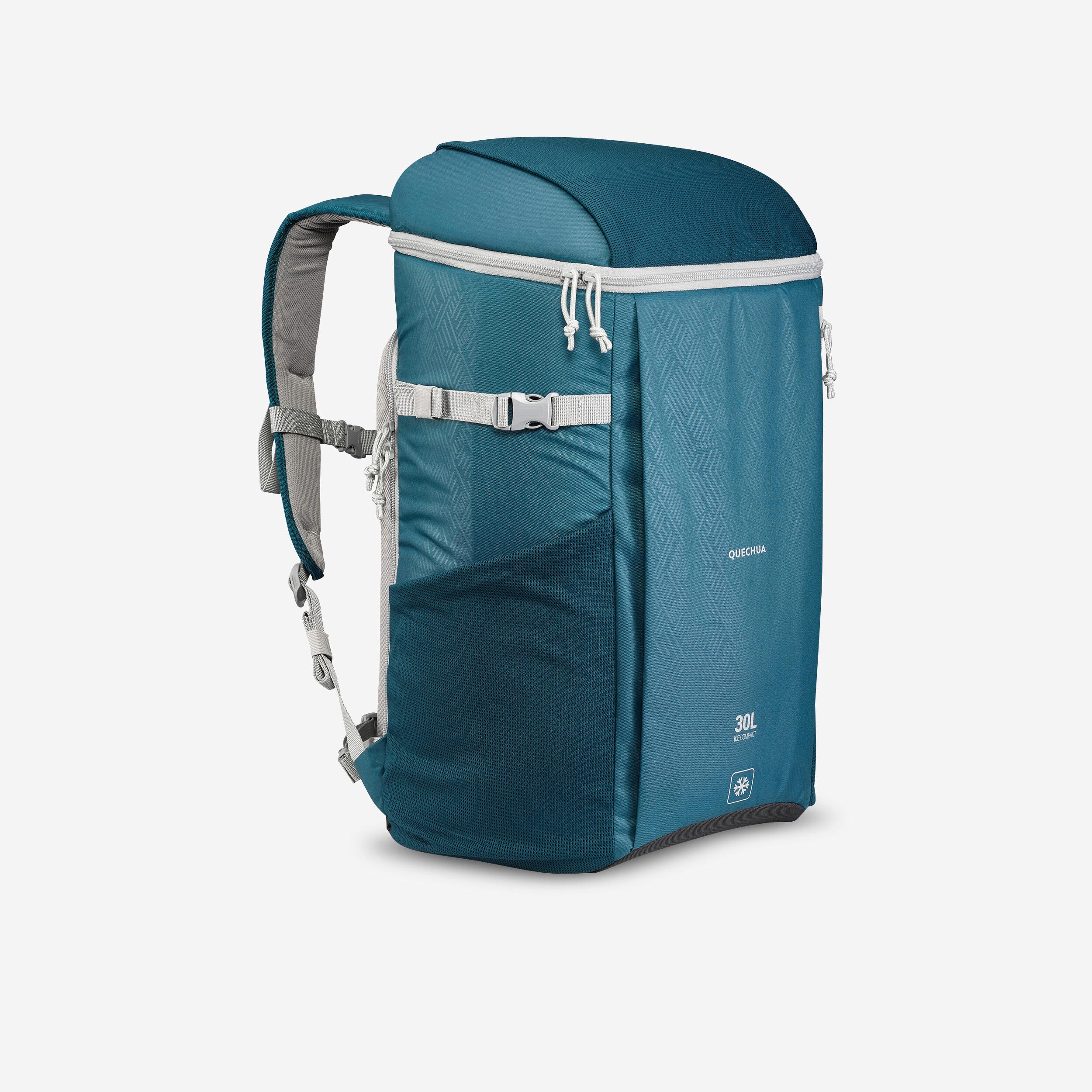 Quechua - Sac À Dos Isotherme 30l - Nh Ice Compact 100 - Glacière - Camping Et Bivouac Randonnee Trekking - Bleu-vert - 30l - Decathlon