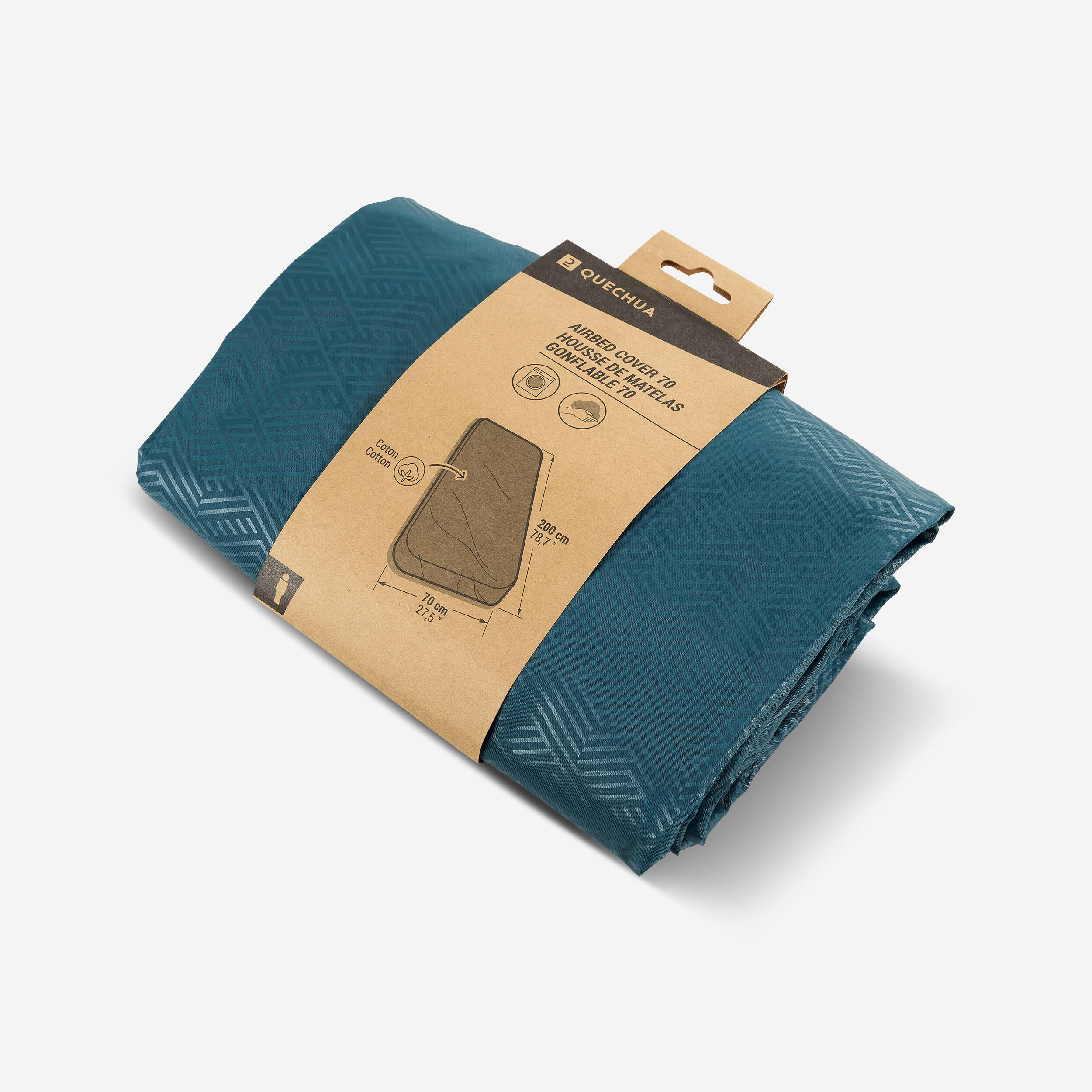 Decathlon | Coprimaterasso AIR COMFORT 70 cm, singolo |  Quechua