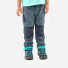 Πολυμορφικό παντελόνι πεζοπορίας - MH500 γκρι/μπλε - παιδιά ηλικίας 2-6 ετών