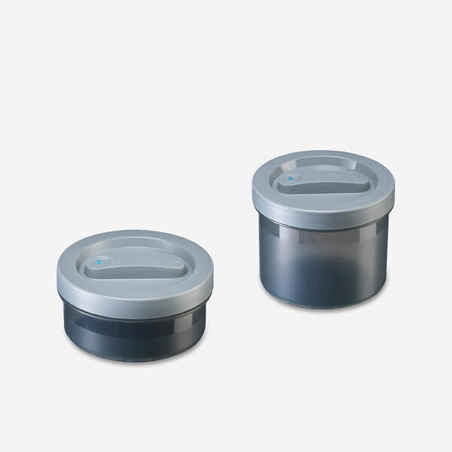 2 airtight food box kit - 0.35 and 0.65 Litre