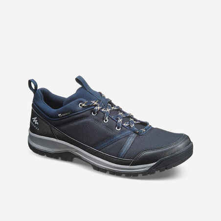 Vyriški neperšlampami žygių batai „NH100 Low WP“, mėlyni