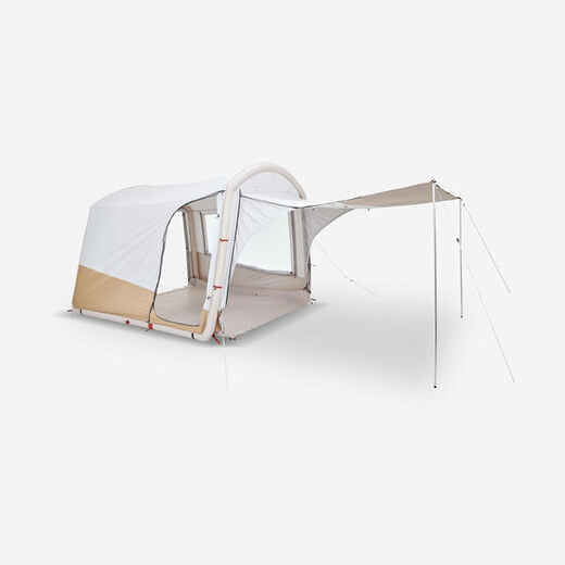6 person inflatable camping shelter - Air Seconds Base Connect