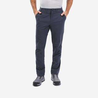 Men Quick Dry Hiking Trekking Trousers - Stretchable Lightweight - MH100 - Grey