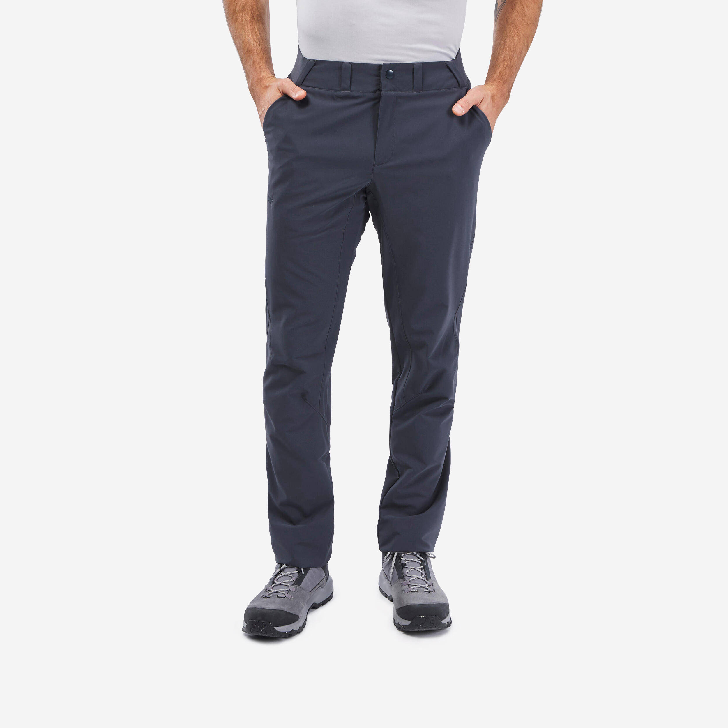 Men Lightweight Dry Fit Pants Grey - MH100 -  1