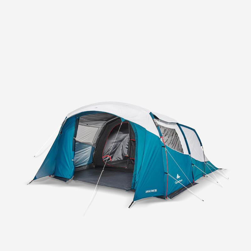 Cort camping cu bețe 5 Persoane 2 Camere ARPENAZ Fresh&Black 5.2 