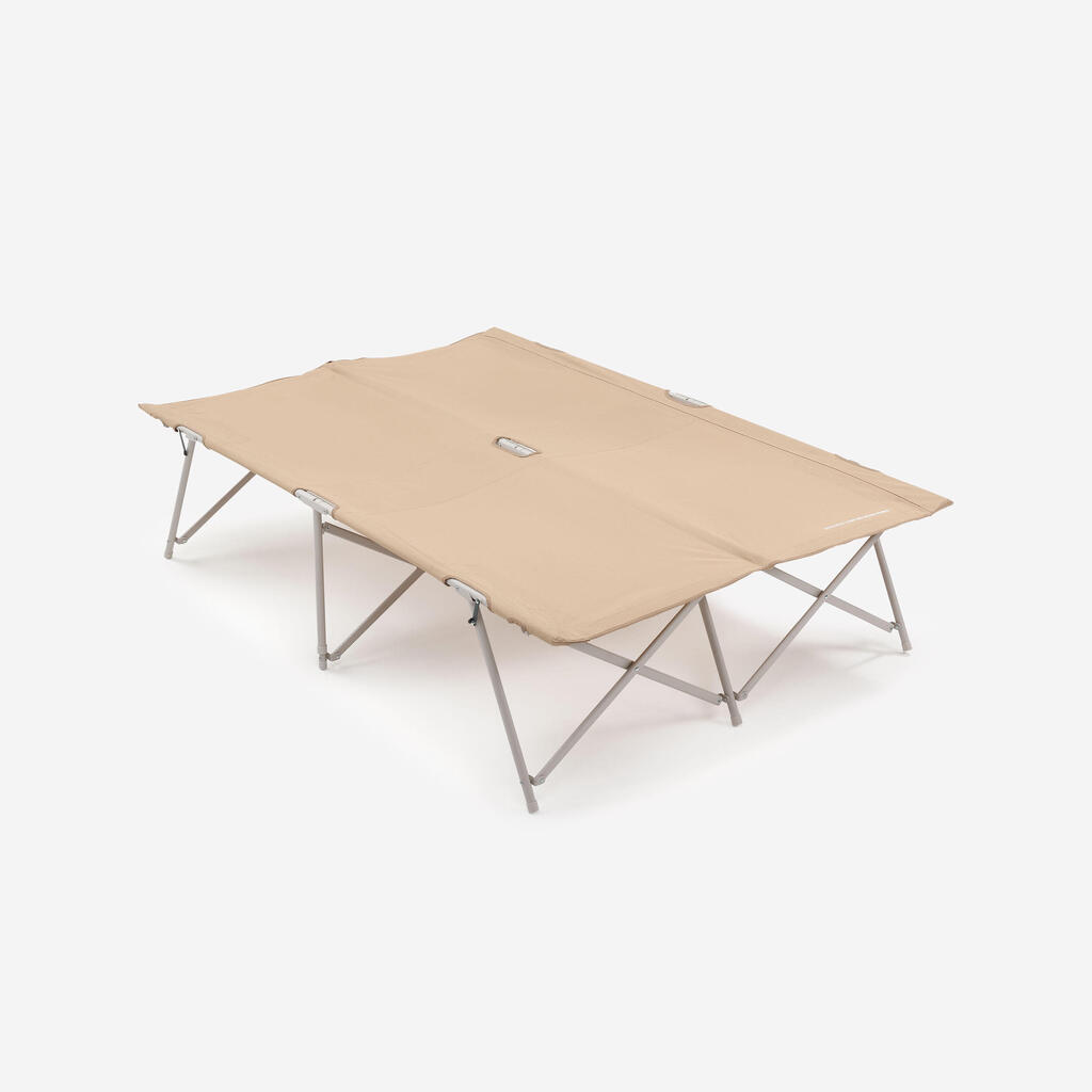 LIT DE CAMP POUR LE CAMPING - DOUBLE CAMP BED SECOND 130 CM - 2 PERSONNES