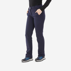 Pantalon de randonnée chaud et déperlant femme SH500 noir
