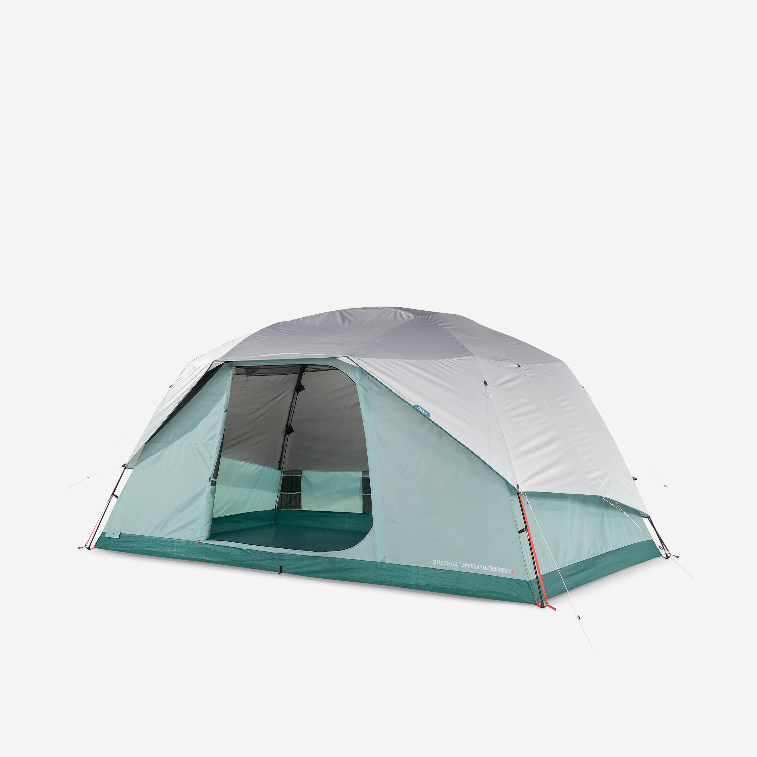 Camping tent with poles - Arpenaz 6 ULTRAFRESH - 6 Person 1/19