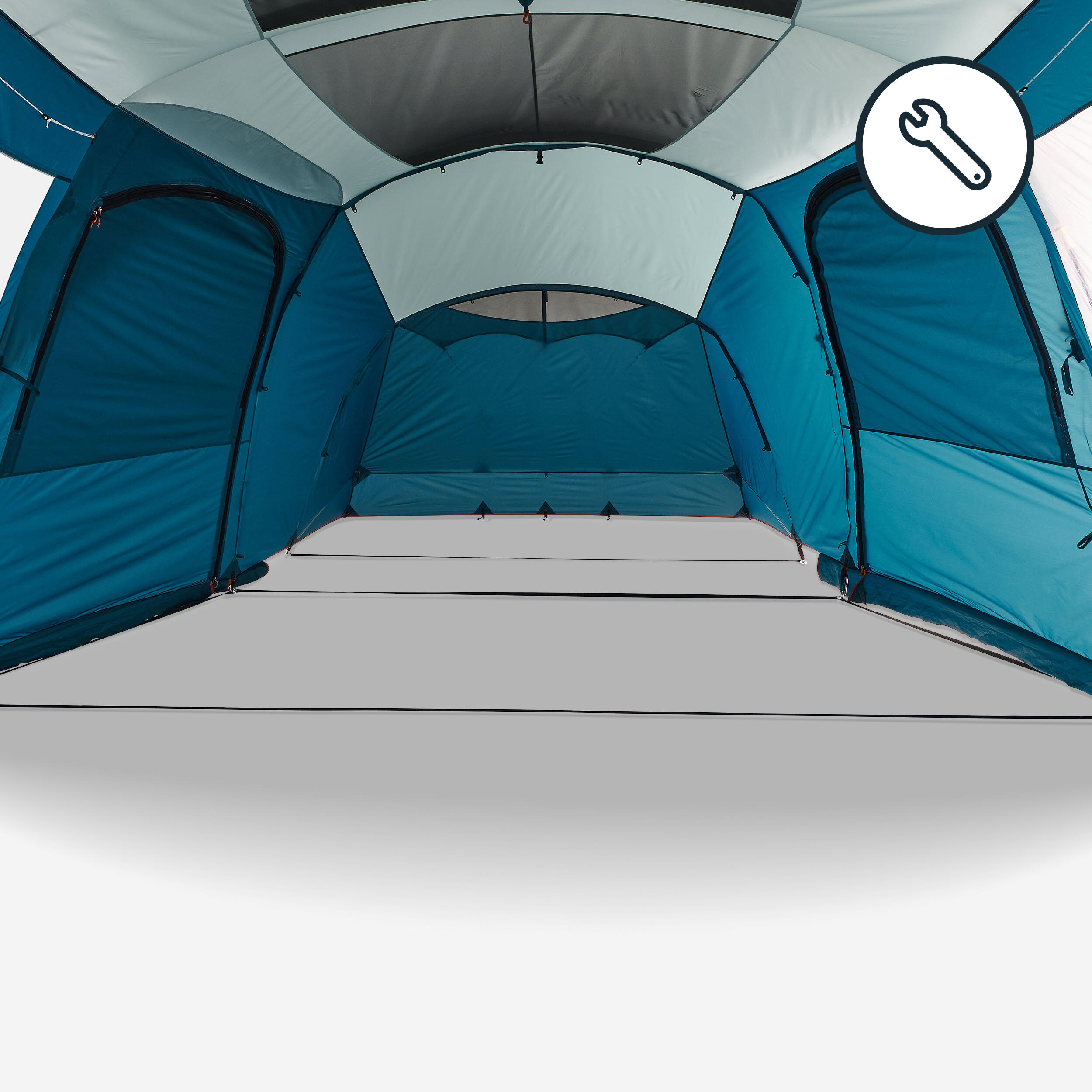 QUECHUA Buitentent voor de tent Arpenaz 8.4