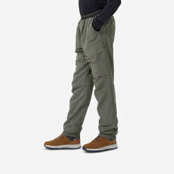 CHILDREN'S WARM WATER-REPELLENT HIKING TROUSERS - SH100 - AGE 7-15 