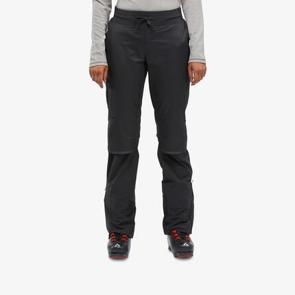 PANTALON SKI DE RANDONNÉE LEGER FEMME PACER - GRIS FONCÉ