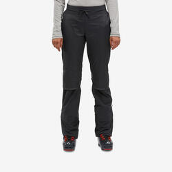 PANTALON SKI DE RANDONNÉE LEGER FEMME PACER - GRIS FONCÉ