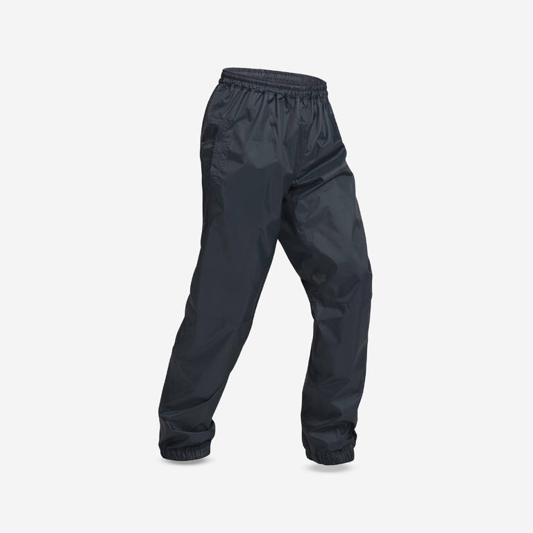 Men Compact Rain Pant with Ankle Zip Blue - NH500