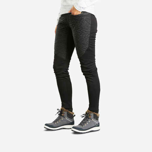 
      Women's warm water-repellent hiking leggings - SH500 MOUNTAIN
  