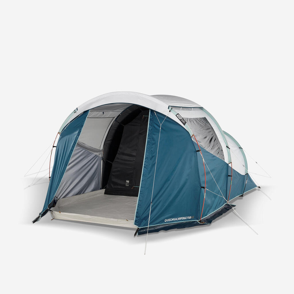 Šator za kampiranje sa šipkama Arpenaz 4.1 F & B 4 osobe 1 spavaonica