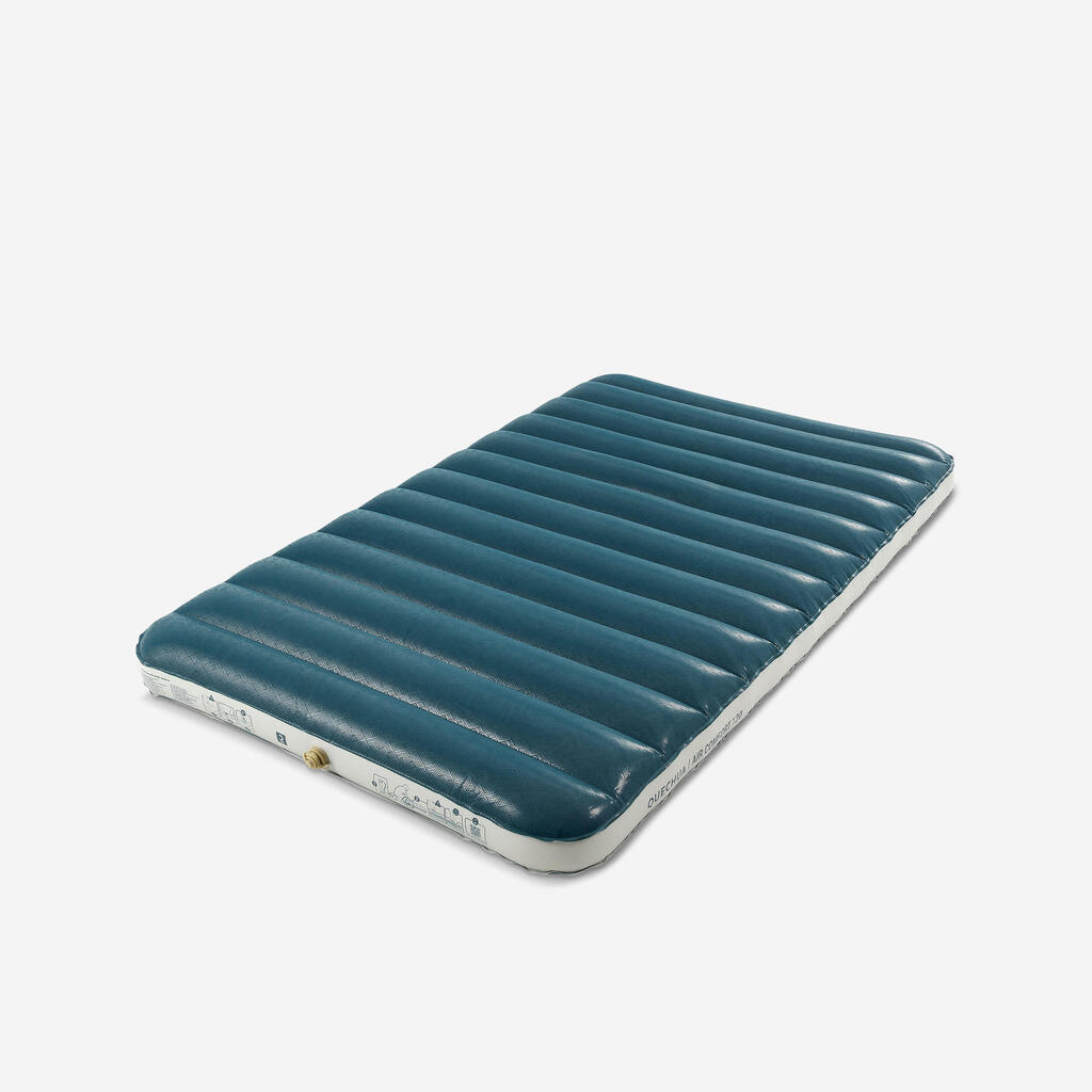 Colchón inflable para camping 200x120cm 	2 personas Quechua Air comfort azul