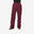 Pantaloni sci donna FR100 bordeaux