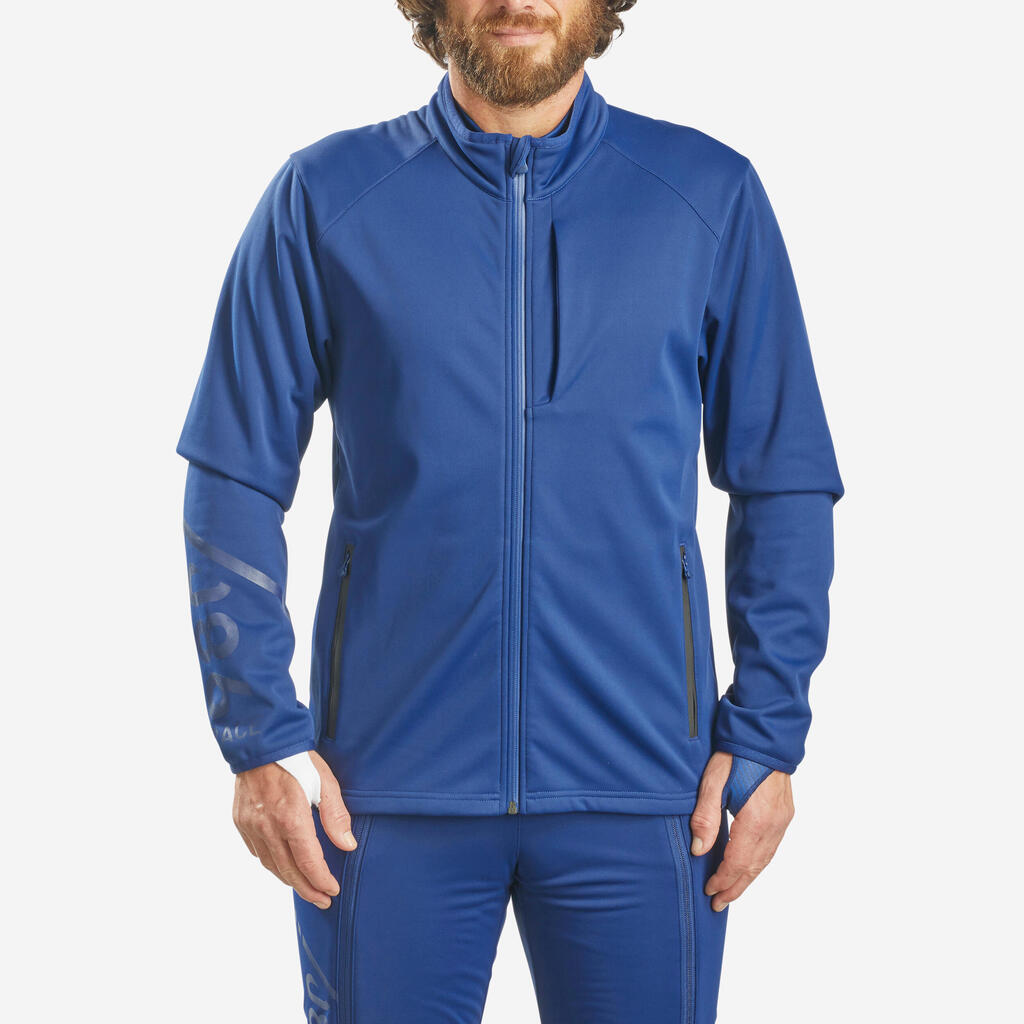 Skijacke Softshell Herren Club Racing - 980 blau 