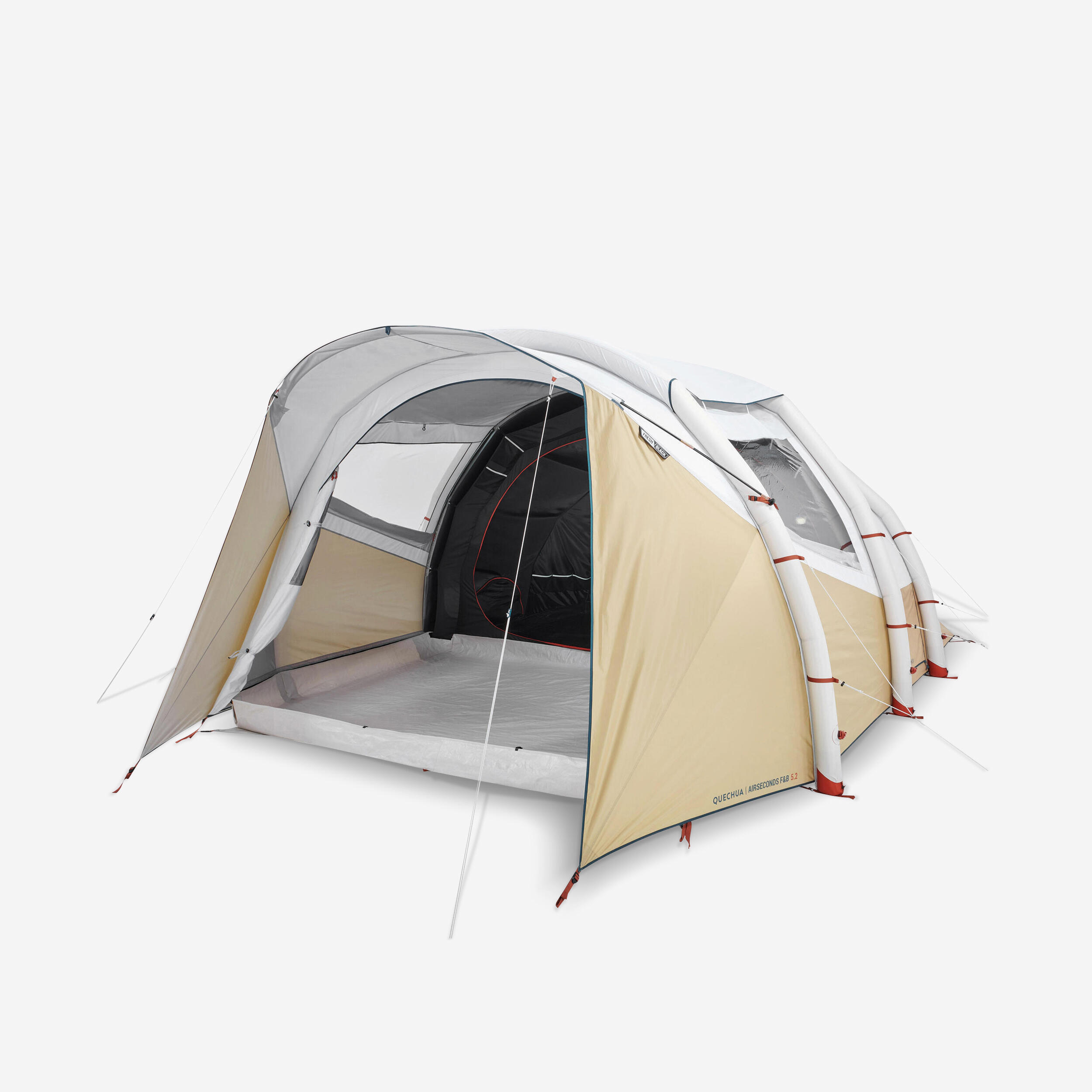 Tenda da campeggio gonfiabile - Air Seconds 5.2 F&B - 5 posti letto - 2 camere da letto